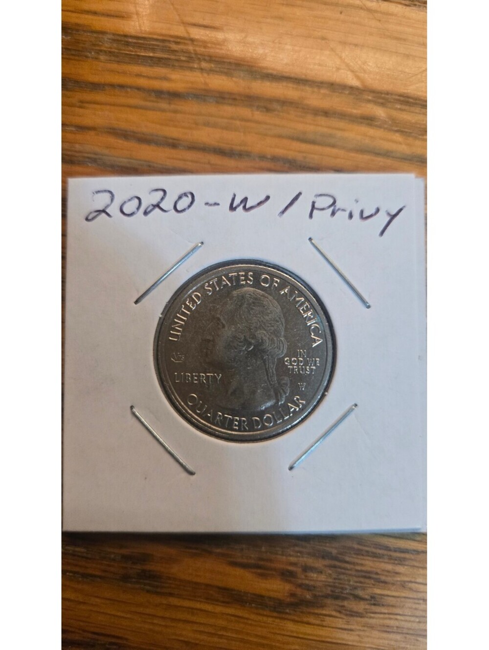 2020-W Privy Mark Washington Quarter Dollar Coin